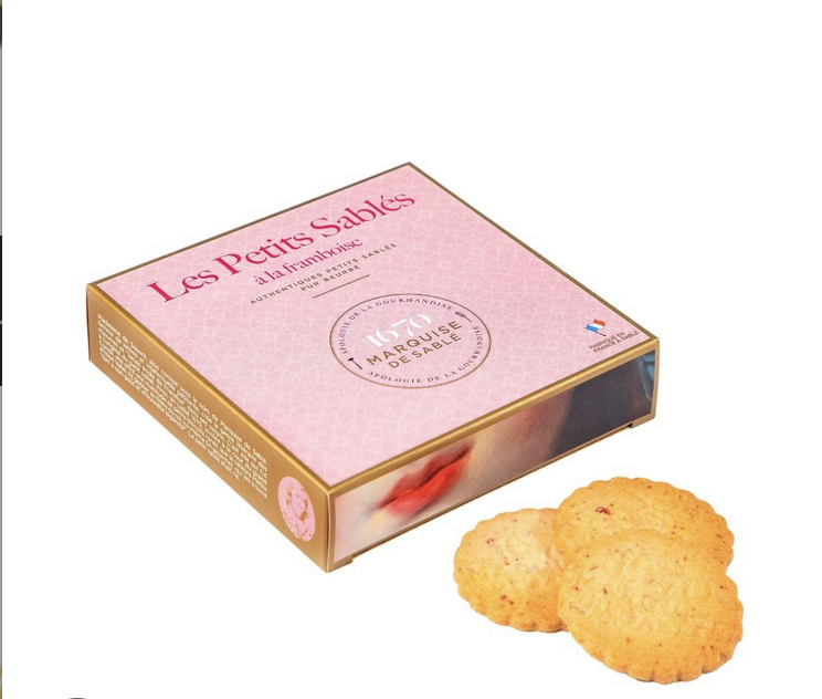 La boite à gateau de la biscuiterie La sablesienne 